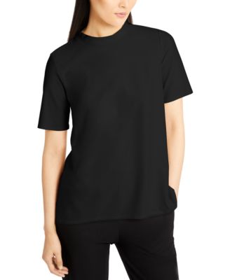 Eileen Fisher - Mock-Neck Short-Sleeve Top