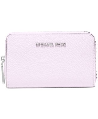 purple michael kors wallet