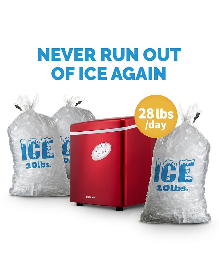 Newair Countertop Ice Maker, 28 lbs. of Ice a Day, 3 Ice Sizes, BPA