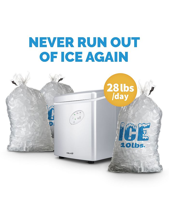 Newair Countertop Ice Maker, 28 lbs. of Ice a Day, 3 Ice Sizes, BPA