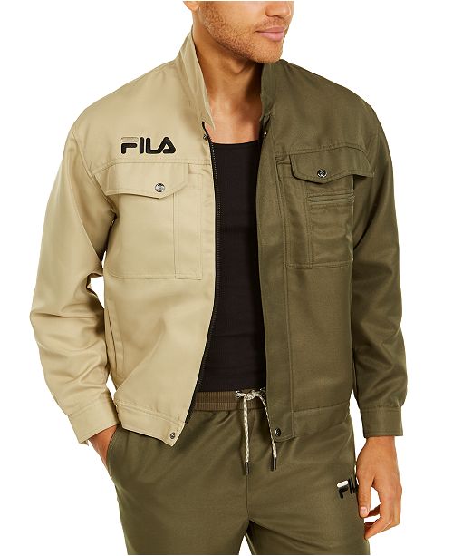 Fila Men S Kalyke Half Half Jacket Reviews Coats Jackets Men Macy S