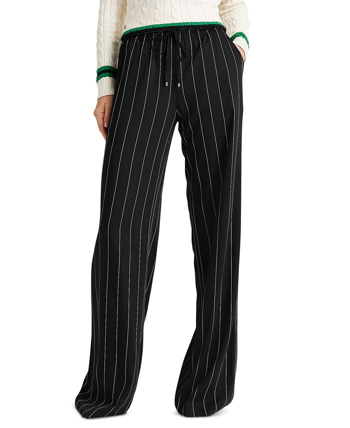 Ralph lauren pinstripe pants outlet