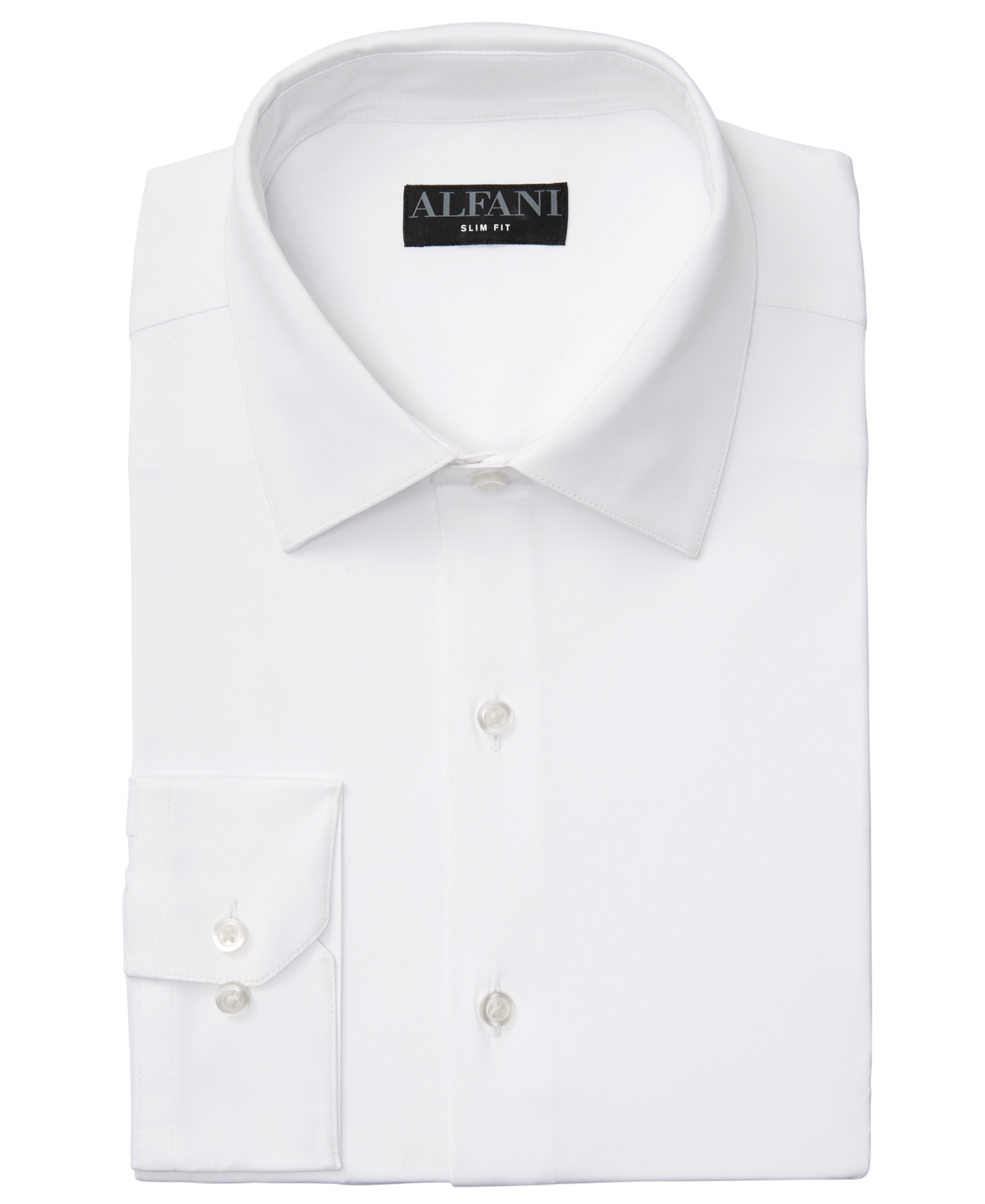 Alfani Men's Slim Fit 4-way Stretch Dress Shirt, Created For Macy's In Quiet Harbor