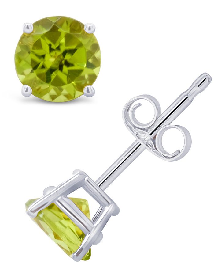 Macy's peridot cheap earrings