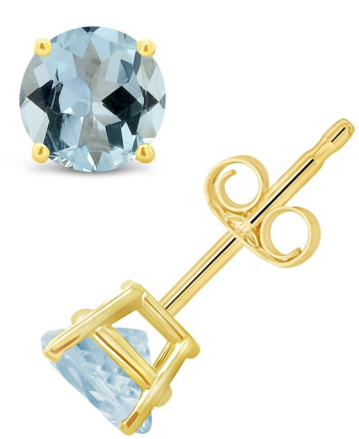 Macys clearance aquamarine earrings