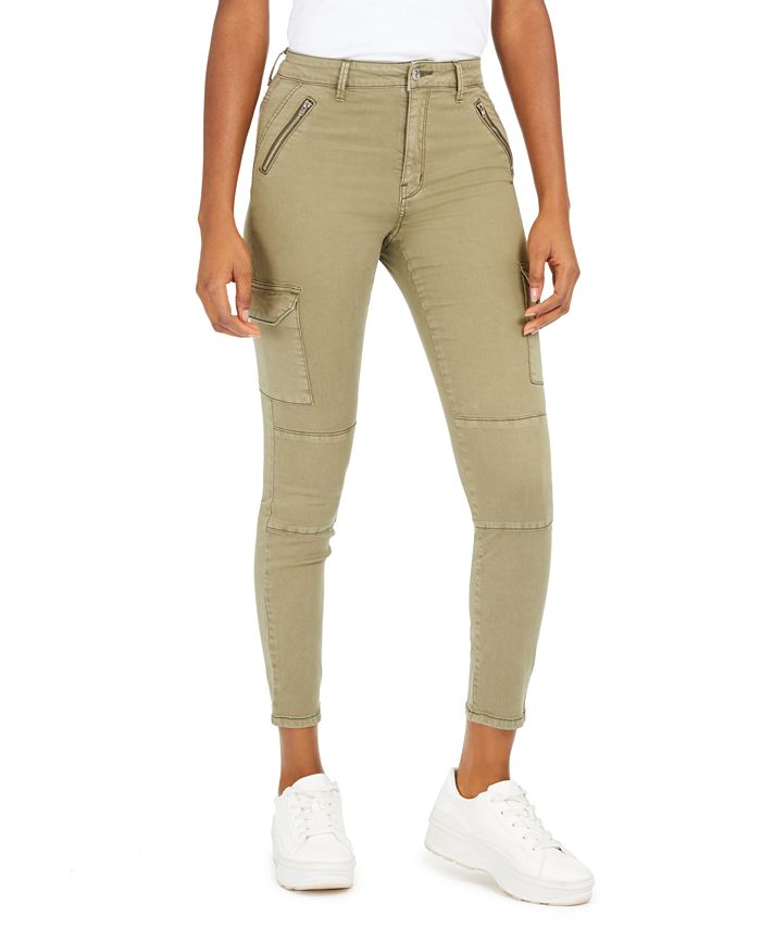 Numero High-Rise Cargo Ankle Jeans - Macy's