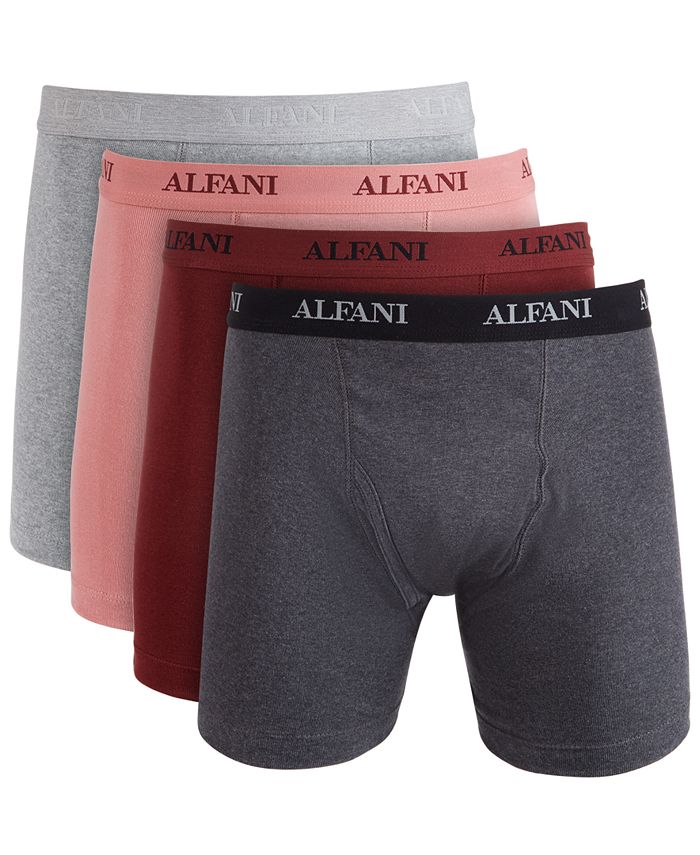 Alfani Men's 4Pk. Cotton Boxer Briefs Macy's