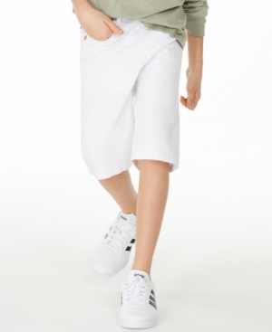 image of Epic Threads Big Boys Stretch White Denim Shorts, Created for Macy-s