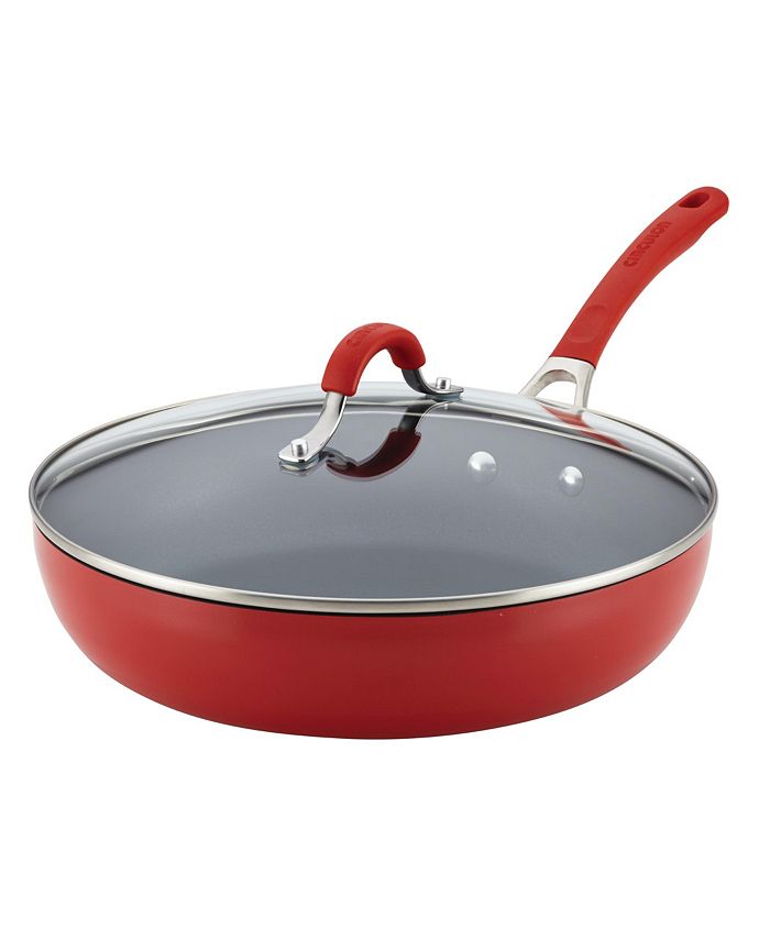 Circulon Innovatum Aluminum Nonstick 12" Deep Skillet with Lid Macy's