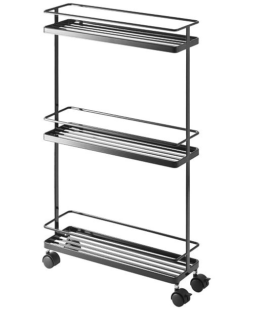 Yamazaki Home Tower Rolling Kitchen Storage Cart Reviews Home