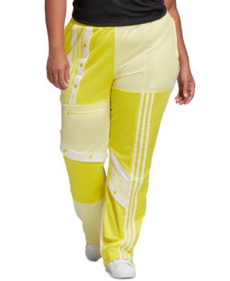 yellow adidas track pants mens