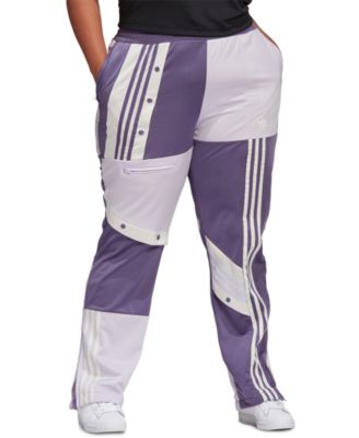 lavender adidas pants