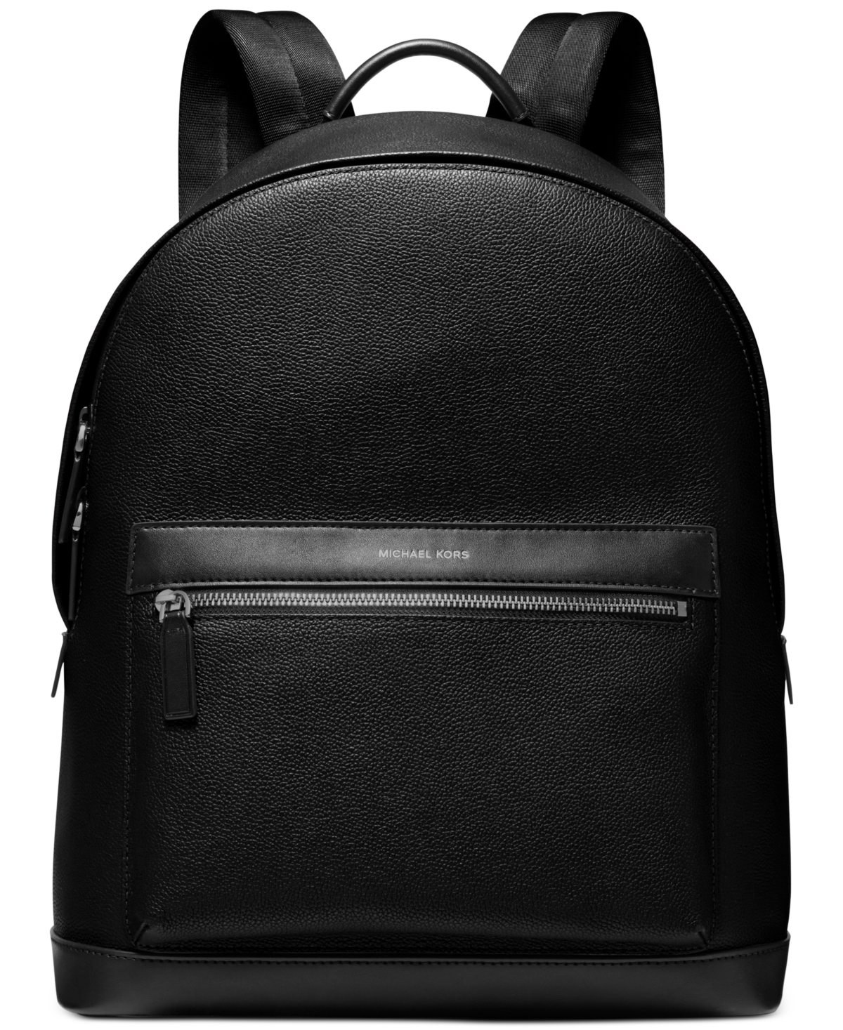 Michael Kors Men's Mason Explorer Leather Backpack In Black