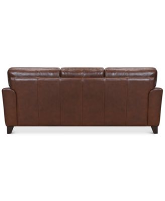Brayna 88" Classic Leather Sofa, Created for Macy's