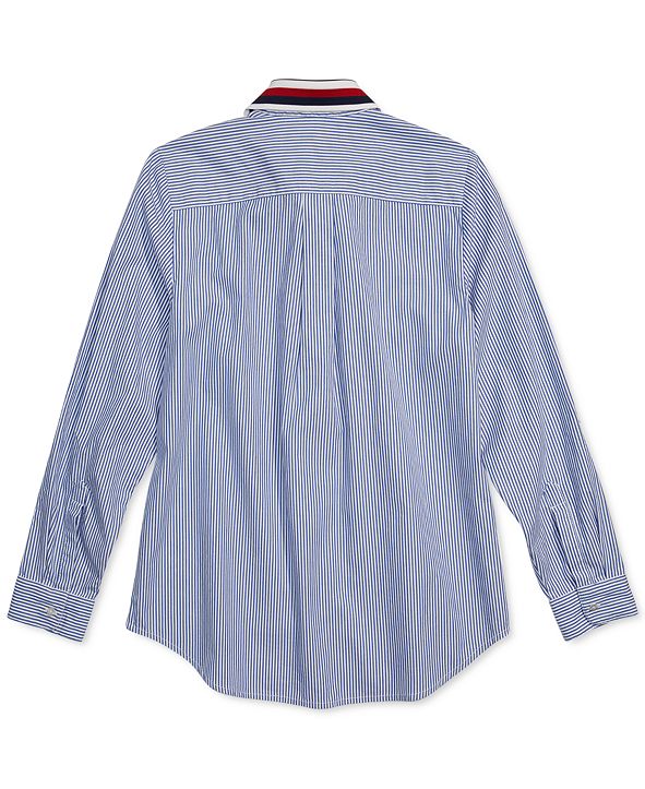 tommy collar shirt