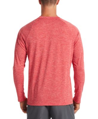 Men's Heather Hydroguard Long Sleeve Swim T-Shirt