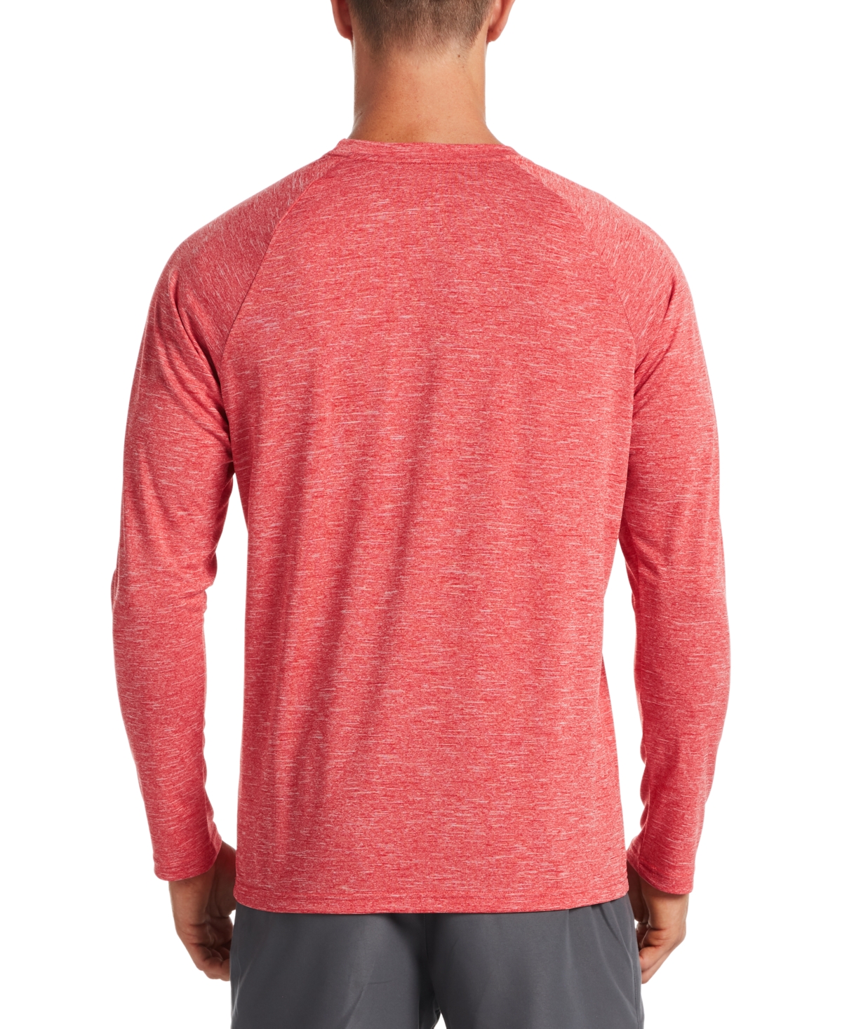 Nike Men's Heather Hydroguard Long Sleeve Swim T-Shirt