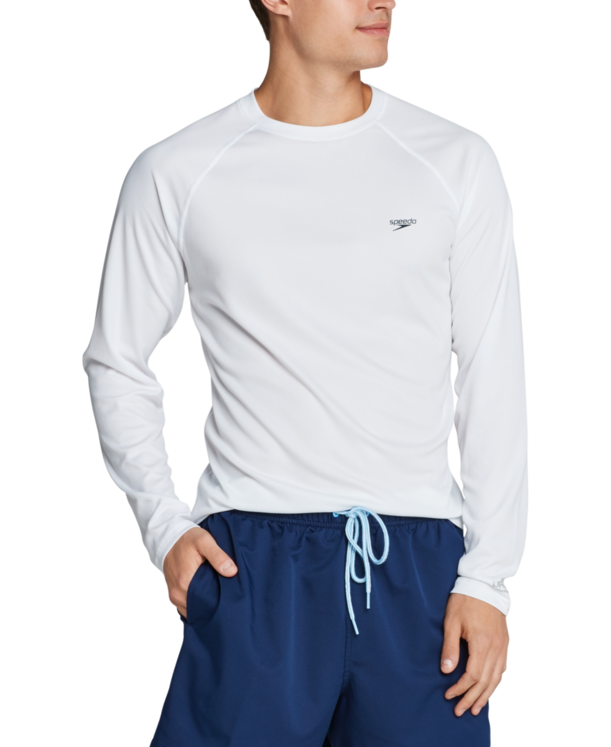 Men's Long Sleeve Swim T-Shirt - Monument