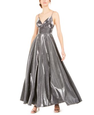 shimmer ball gown