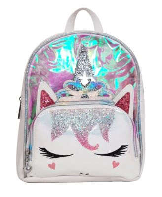 clear glitter backpack