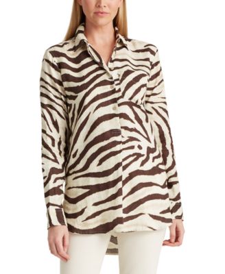 Lauren Ralph Lauren - Petite Menswear-Inspired Linen Shirt