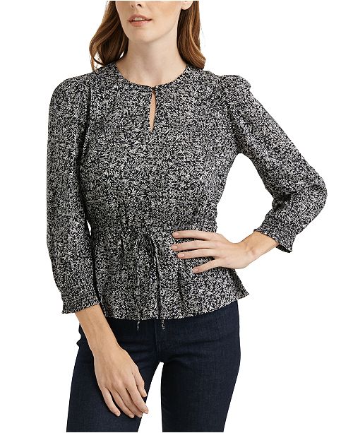 Lucky Brand Abby Peplum Top Reviews Tops Women Macy S