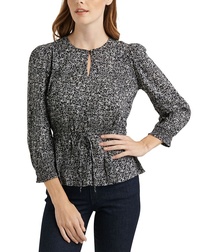 Macys best sale peplum tops