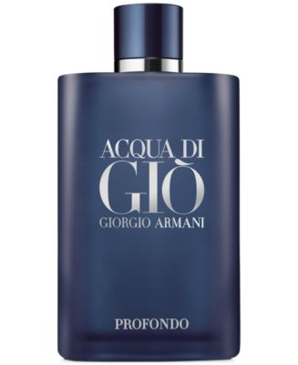 Giorgio Armani Acqua di Giò Profondo Eau de Parfum Spray, ., First at  Macy's! & Reviews - Cologne - Beauty - Macy's