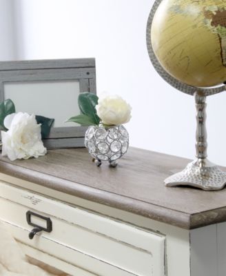 Elipse Crystal Circular Bowl Candle Holder, Flower Vase, Wedding Centerpiece