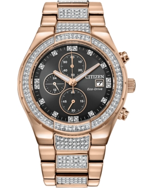 citizen watch men's gold tone stainless steel bracelet