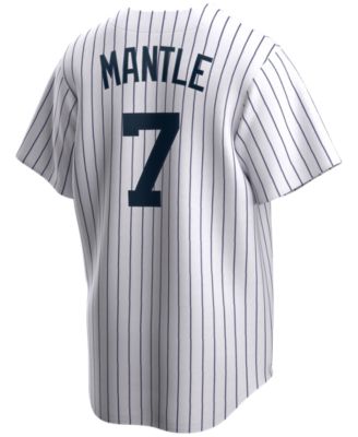Mickey Mantle No Name Jersey - Yankees Replica Home Number