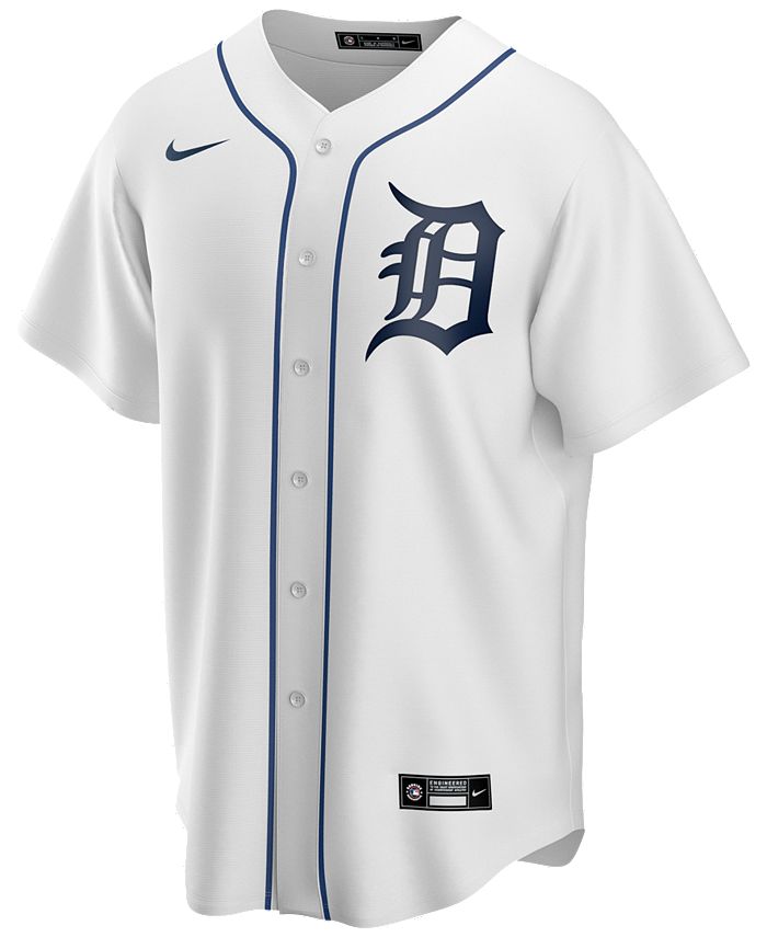 Nike Men's Detroit Tigers Official Blank Replica Jersey - Gray