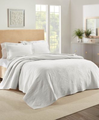 Nouvelle Home - Ella European Matalasse Coverlet Set Twin White