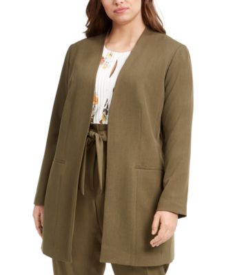 calvin klein plus size blazer