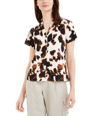 calvin klein cow print pants