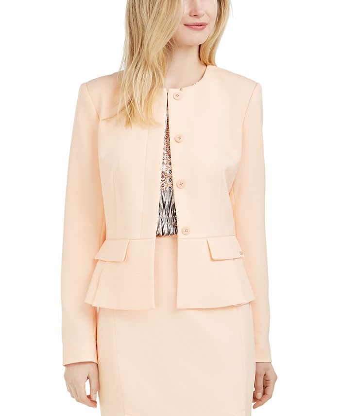 Calvin klein sales peplum jacket