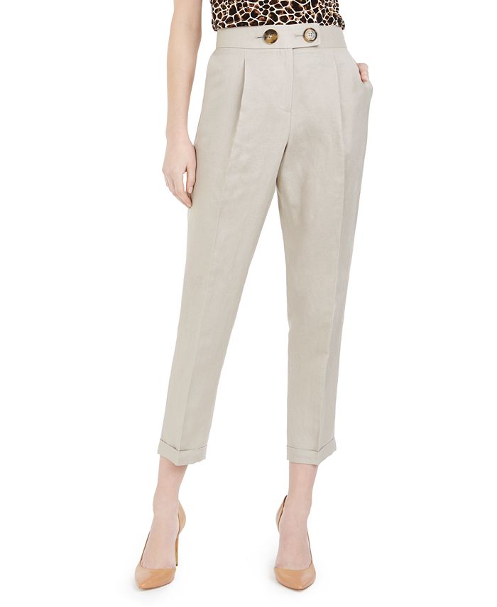 Calvin Klein Petite Slim-Ankle Pants - Macy's