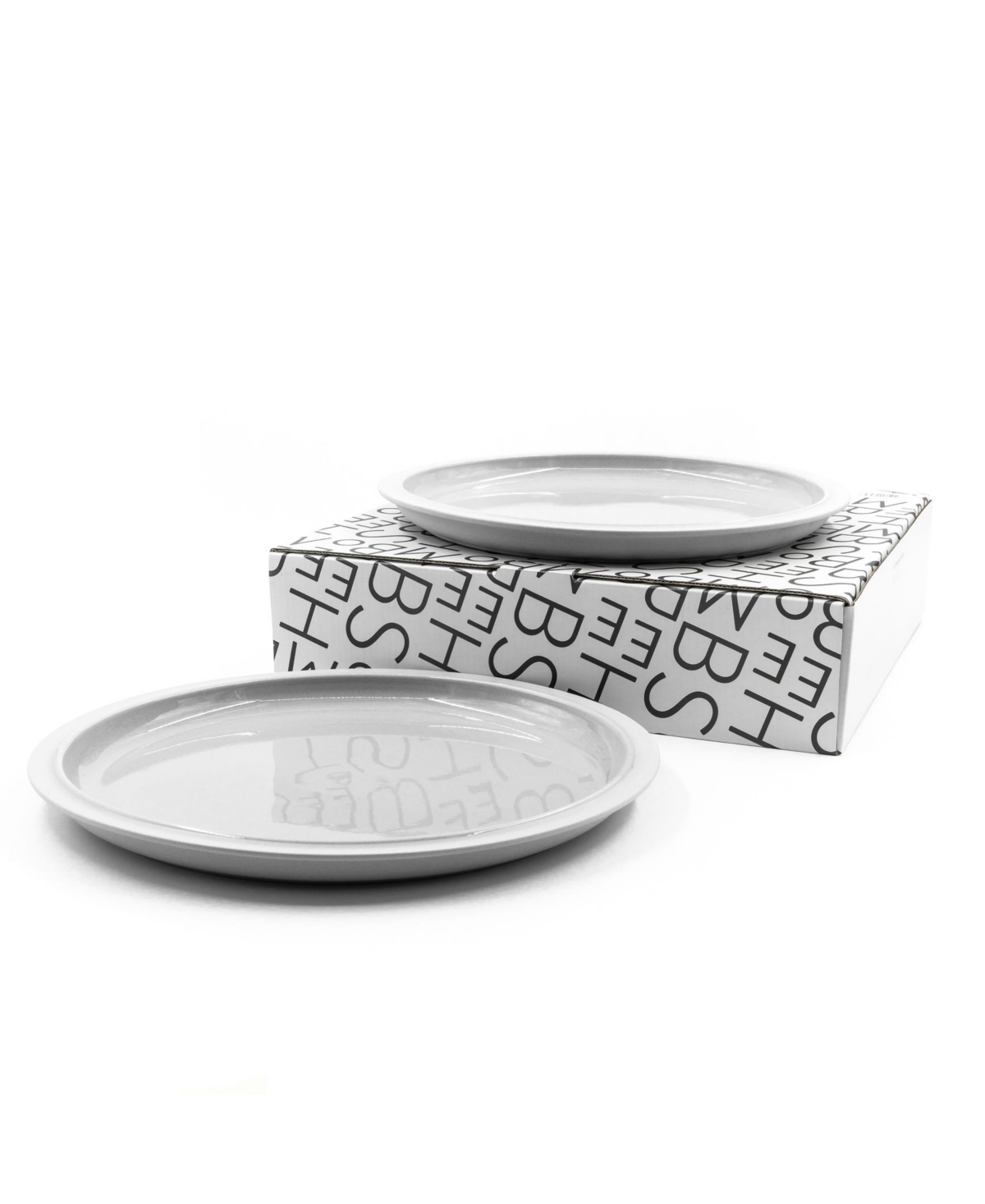 10526788 Bomshbee Tinge Porcelain Dinner Plates - Set of 2 sku 10526788