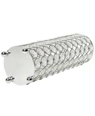 Elipse Crystal Decorative Flower Vase, Candle Holder, Wedding Centerpiece