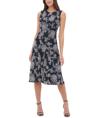 macy's tommy hilfiger floral dress