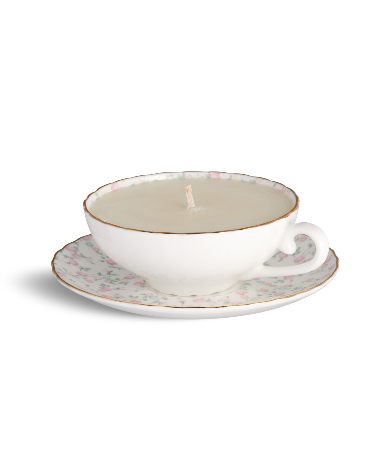 Rice Flower Teacup Candle