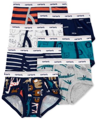 Carter's - Boys 7-Pk. Cotton Safari Briefs