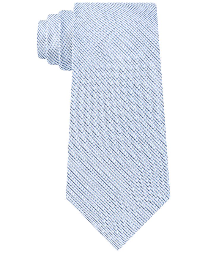 Calvin Klein Men's Double-Thread Micro-Stripe Tie - Macy's