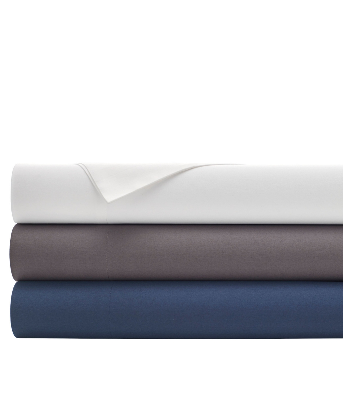 Kenneth Cole New York Micro Twill Twin Sheet Set Bedding In Navy
