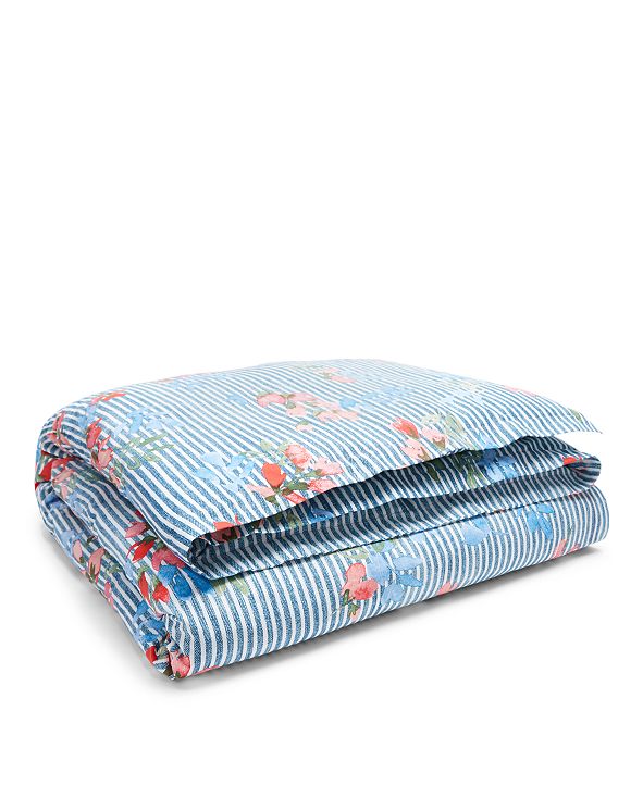 Lauren Ralph Lauren Maggie Floral Stripe King Comforter ...