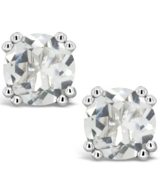 Citrine (2-1/2 ct. t.w.) Stud Earrings in Sterling Silver (Also Available in White Topaz)