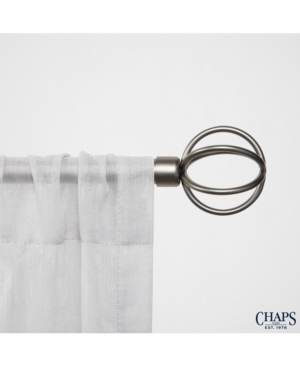 Chaps Home Cage Window Curtain Rod and Finial Set