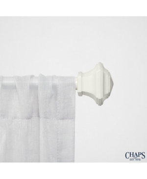 Chaps Home Urn Window Curtain Rod and Finial Set