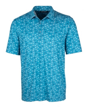 Cutter & Buck Men's Pike Daub Print Polo Shirt