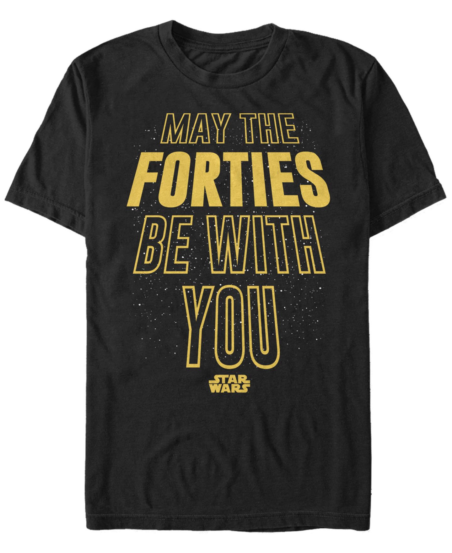 Мужская футболка Fifth Sun Forties Be with You Short Sleeve Crew, цвет: Чёрный — фото 1